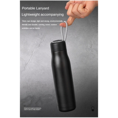 Picture of Double Wall 550ml Thermos, Vacuum Insulated Stainless Steel Water Bottle 