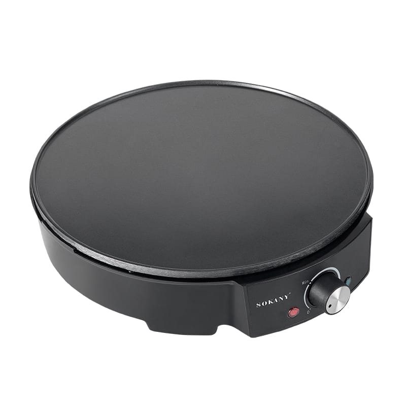 Picture of 2024 Sokany1002 Temperature Controlled Flat Plate Electric Pancake Pot Casting Pancake Machine Black