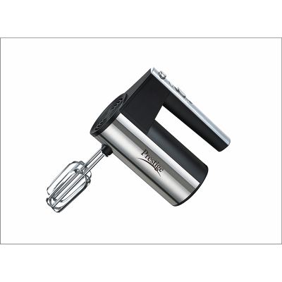 Picture of Prestige Household Electric Egg Beater with Stainless Steel Body Cover 800 watts Baking Tools Cake Beater Multi-Functional Electric Egg beater Automatic Cream Whipping Stirring Silver
