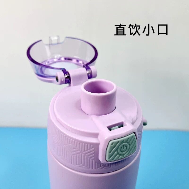 Picture of 2025 Latest Model SHOTAY Brand 530ml Small Tea Cup Water Cup Food Grade Mini Thermos Cup Travel Personalised 316 High grade stainless steel thermos for school outdoor office home perfect for students and all Compact and Portable student good-looking 