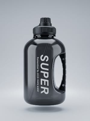 Picture of ProX Large Capacity High Quality Plastic Water Bottle ( black )