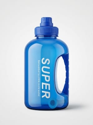 Picture of ProX Large Capacity High Quality Plastic Water Bottle ( blue )
