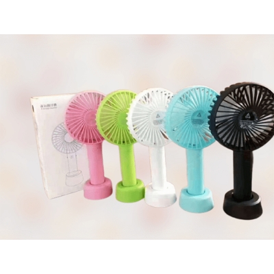 Picture of Mini Rechargeable USB Charging Portable Handheld 3 Gear Speed Desktop Fan