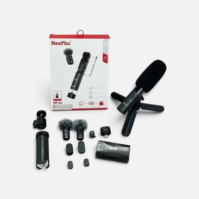 Picture of NeePho NP-63 Wireless Lavalier Mircrophone & Kit