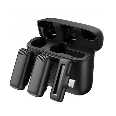 Picture of DK11 Dual Wireless Microphone with Charging Case