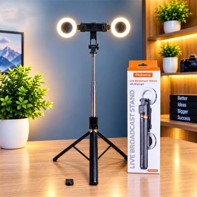 Picture of Plokama K9 Pro Double LED Selfie Stick Tripod