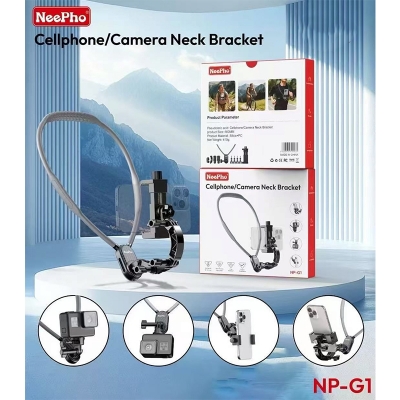 Picture of Neepho NP-G1 Mobile Phone Neck Mount Holder for Vlogging, Cycling, Hiking & Outdoor Shooting