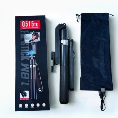 Picture of Q515TK Auto Face Tracking Selfie Stick Tripod with Wireless Remote Control Smart Auto AI Tracking Stabilizer Gimbal (5.8ft)