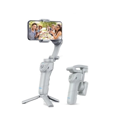 Picture of TOKQI M01 Handheld gimbal 3-axis stabilizer AI face following camera stand mobile phone holder