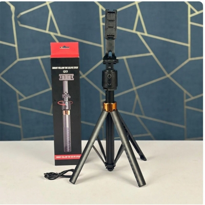 Picture of Q13 Selfie Stick Tripod with Wireless Remote Control Smart Auto AI Tracking Stabilizer Gimbal (5.9ft)