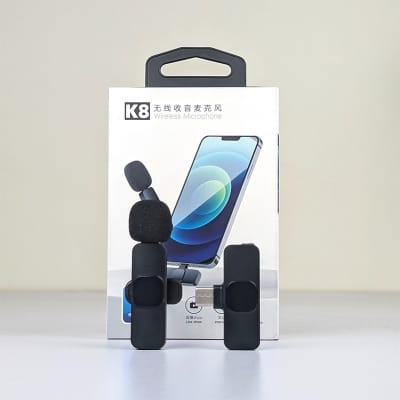 Picture of K8 Professional Type C Wireless Microphone - Black