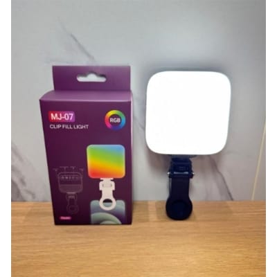 Picture of MJ-07 RGB Clip Fill Light 3000-6500K mini LED video Live Photography Lighting