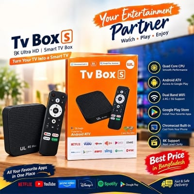Picture of Android Tv Box s (4GB/64GB RAM) 8K Ultra HD