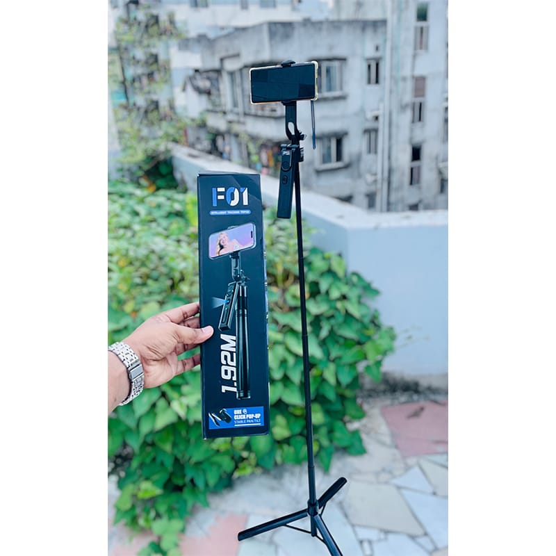 Picture of F01 AI Face Tracking Selfie Stick & Tripod Stand ( 6.2ft)