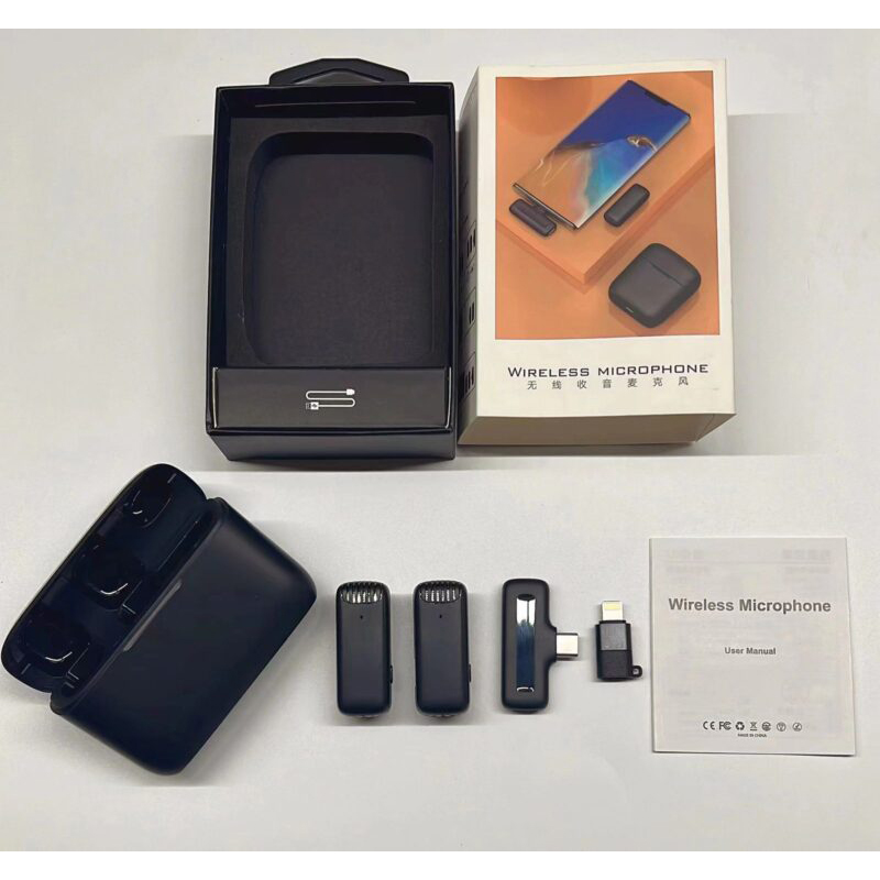Picture of DK11 Dual Wireless Microphone with Charging Case