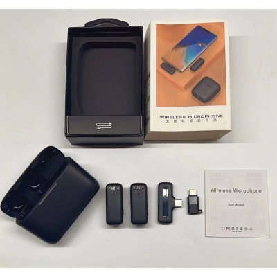 Picture of DK11 Dual Wireless Microphone with Charging Case