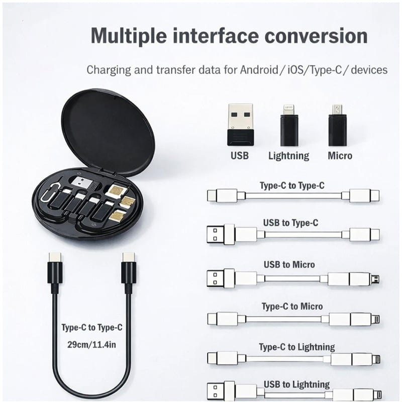 Picture of 5-in-1 Charging Data Cable Storage Box