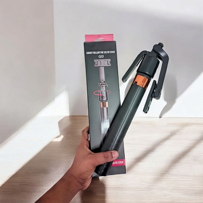 Picture of Q13 Selfie Stick Tripod with Wireless Remote Control Smart Auto AI Tracking Stabilizer Gimbal (5.9ft)