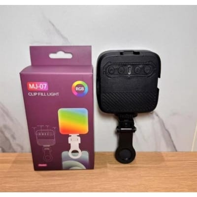 Picture of MJ-07 RGB Clip Fill Light 3000-6500K mini LED video Live Photography Lighting