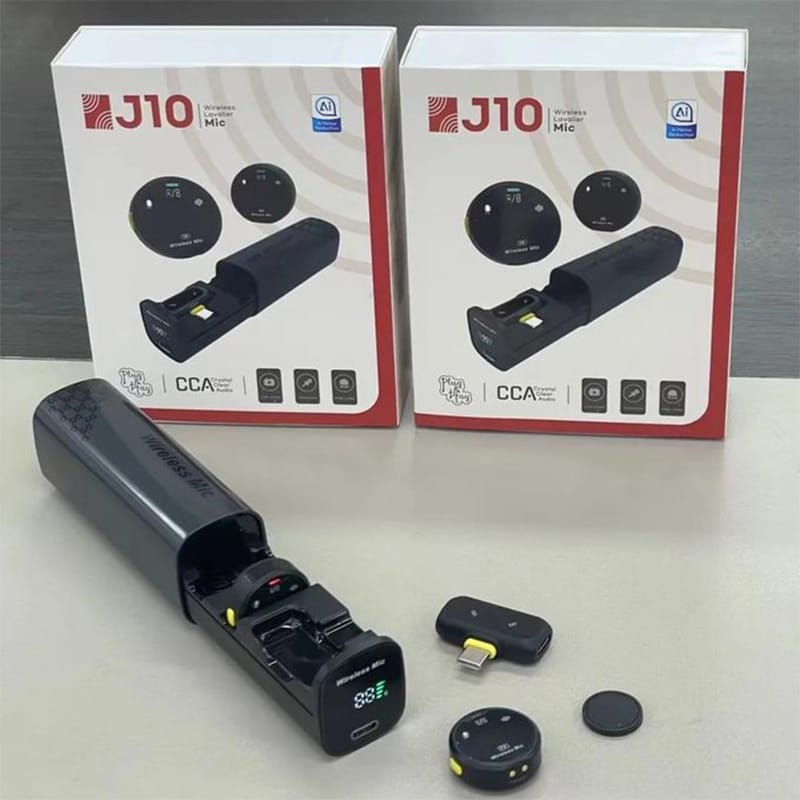 Picture of J10 Wireless Lavalier Microphone – Mini AI Noise Reduction