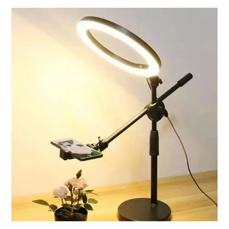 Picture of Phone Tripod Mount with 10 inch LED Ring Light Lamp