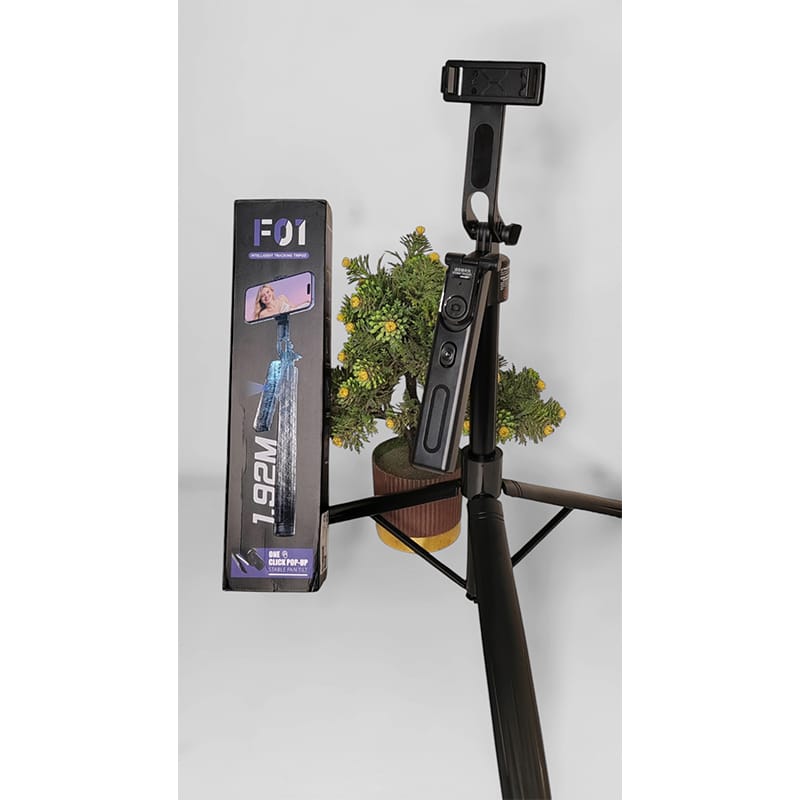 Picture of F01 AI Face Tracking Selfie Stick & Tripod Stand ( 6.2ft)