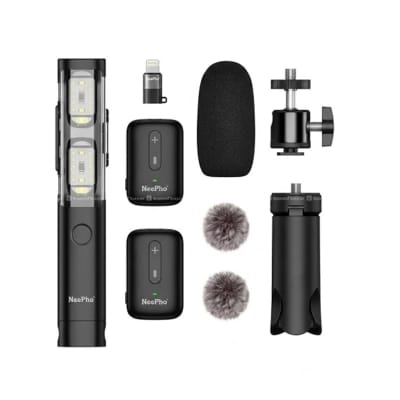 Picture of NeePho NP-63 Wireless Lavalier Mircrophone & Kit