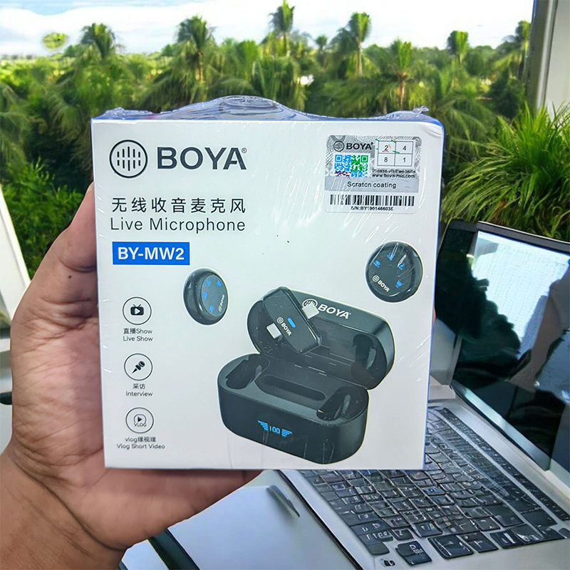 Picture of BOYA MW2 Wireless Microphone For Type-C & iPhone