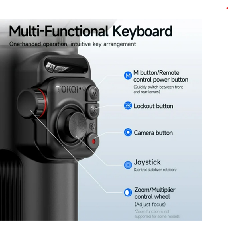 Picture of TOKQI M02 3-Axis Handheld Gimbal Stabilizer