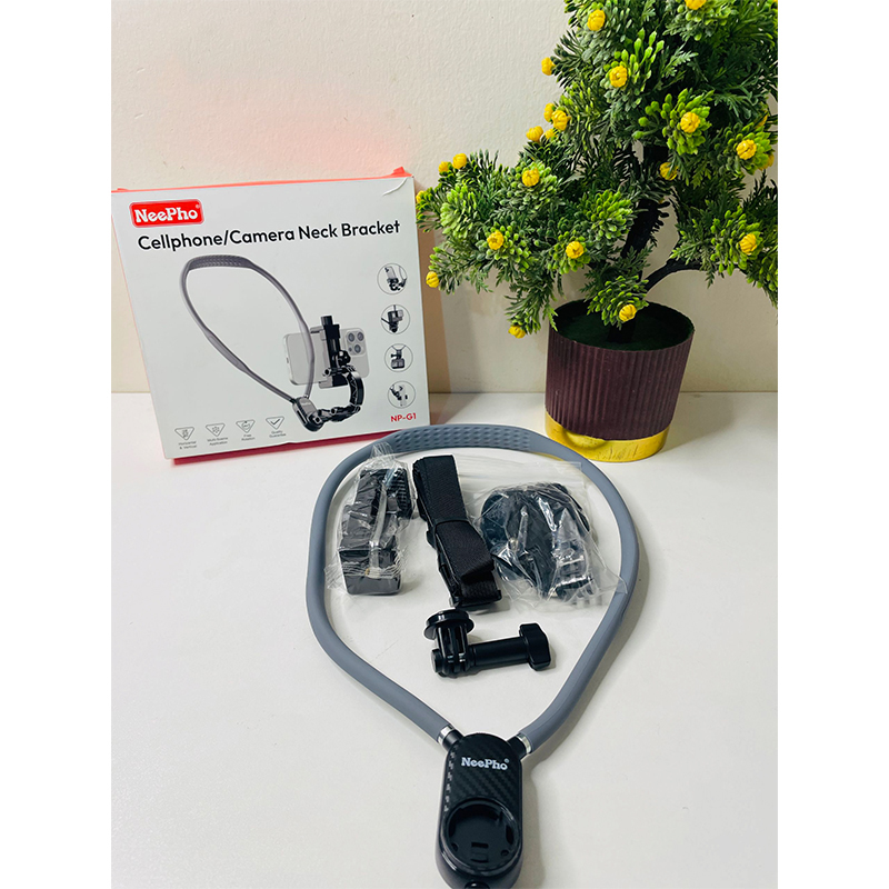 Picture of Neepho NP-G1 Mobile Phone Neck Mount Holder for Vlogging, Cycling, Hiking & Outdoor Shooting