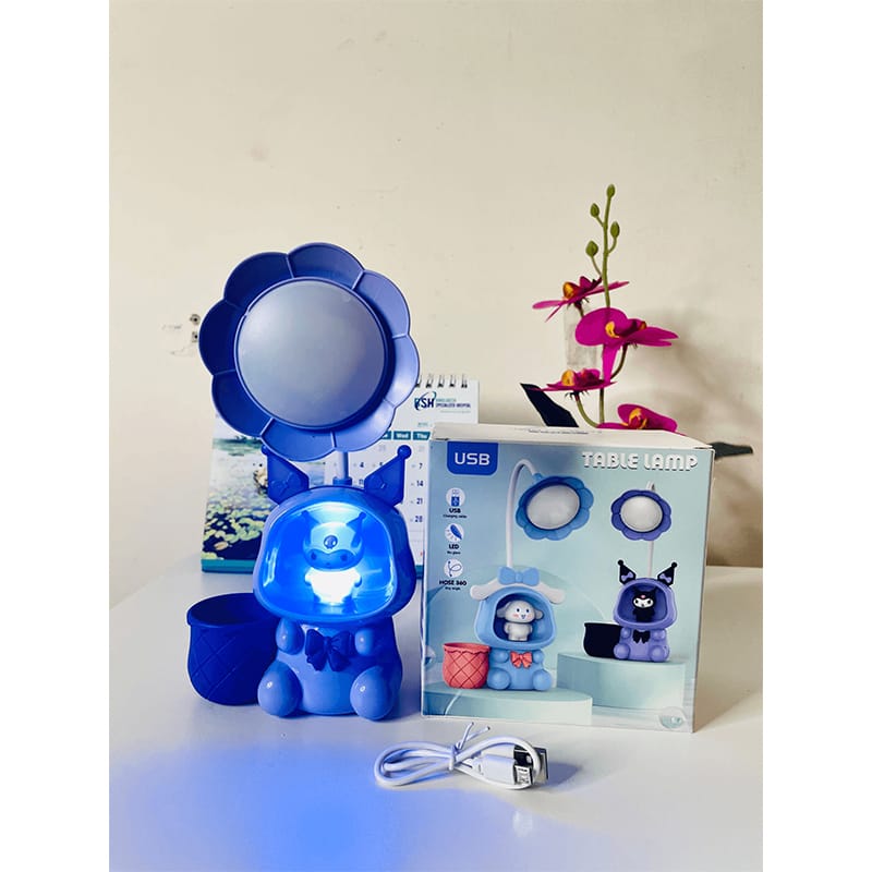 Picture of 3 in1 Rechargeable Table Lamp Adjustable LED Desk Light for Study Office and Bedside Use (Multicolor)