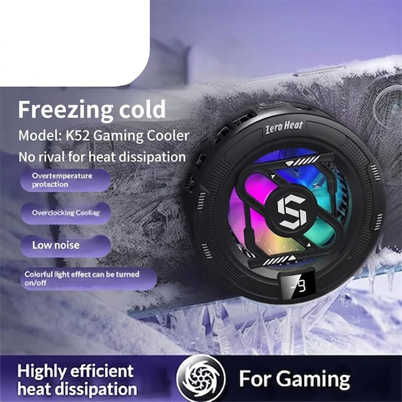 Picture of K52 Semiconductor Magnetic Mobile Phone Cooler With Digital Display