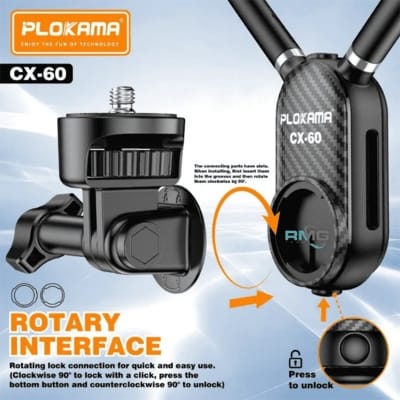 Picture of Plokama CX-60 Neck Bracket for Sports Camera and Smartphone