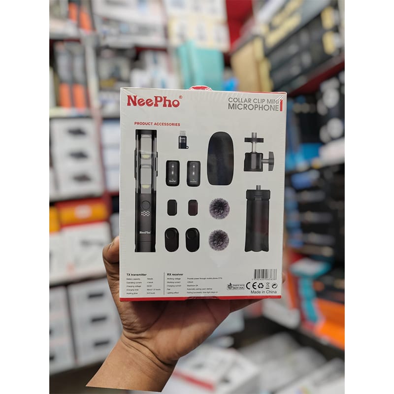 Picture of NeePho NP-63 Wireless Lavalier Mircrophone & Kit
