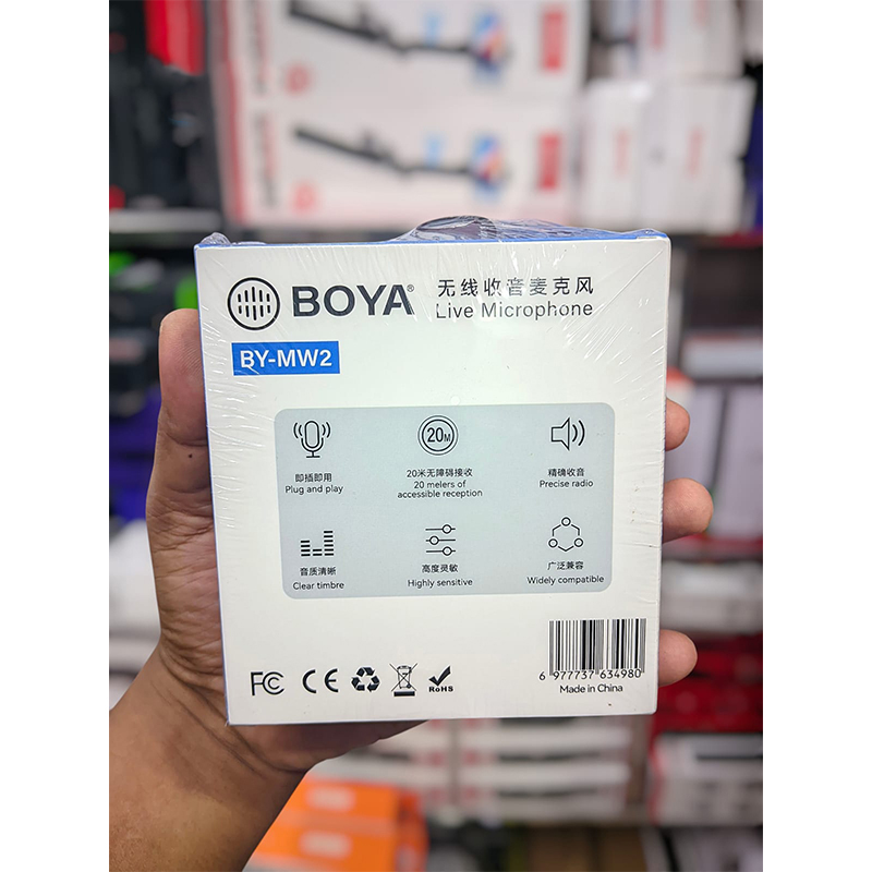 Picture of BOYA MW2 Wireless Microphone For Type-C & iPhone