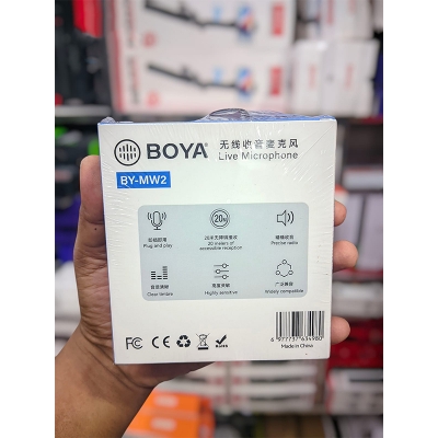 Picture of BOYA MW2 Wireless Microphone For Type-C & iPhone