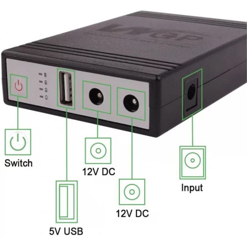 Picture of WGP Wonderful Mini UPS 10400mAh 5V/9V/12V Output