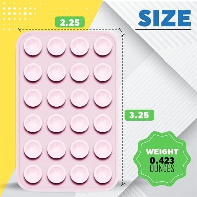 Picture of Silicone Suction Cup Cell Phone Holder Stickers (MultiColoure-2piar)