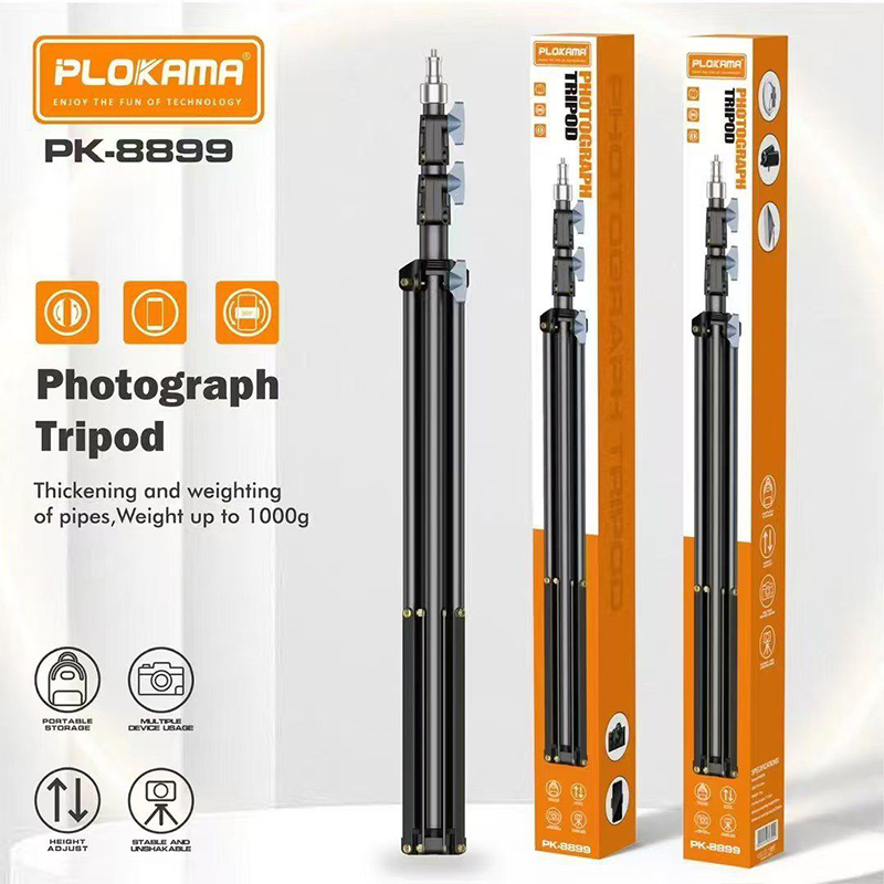 Picture of Plokama PK-8899 black photography tripod