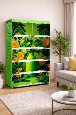 Picture of Elite Wardrobe (Double-5D)-Green HD print-TEL