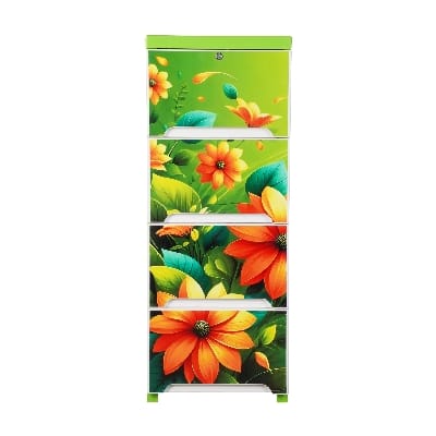 Picture of Elite Wardrobe (Single-4D)-Green HD print-TEL