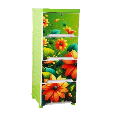 Picture of Elite Wardrobe (Single-4D)-Green HD print-TEL