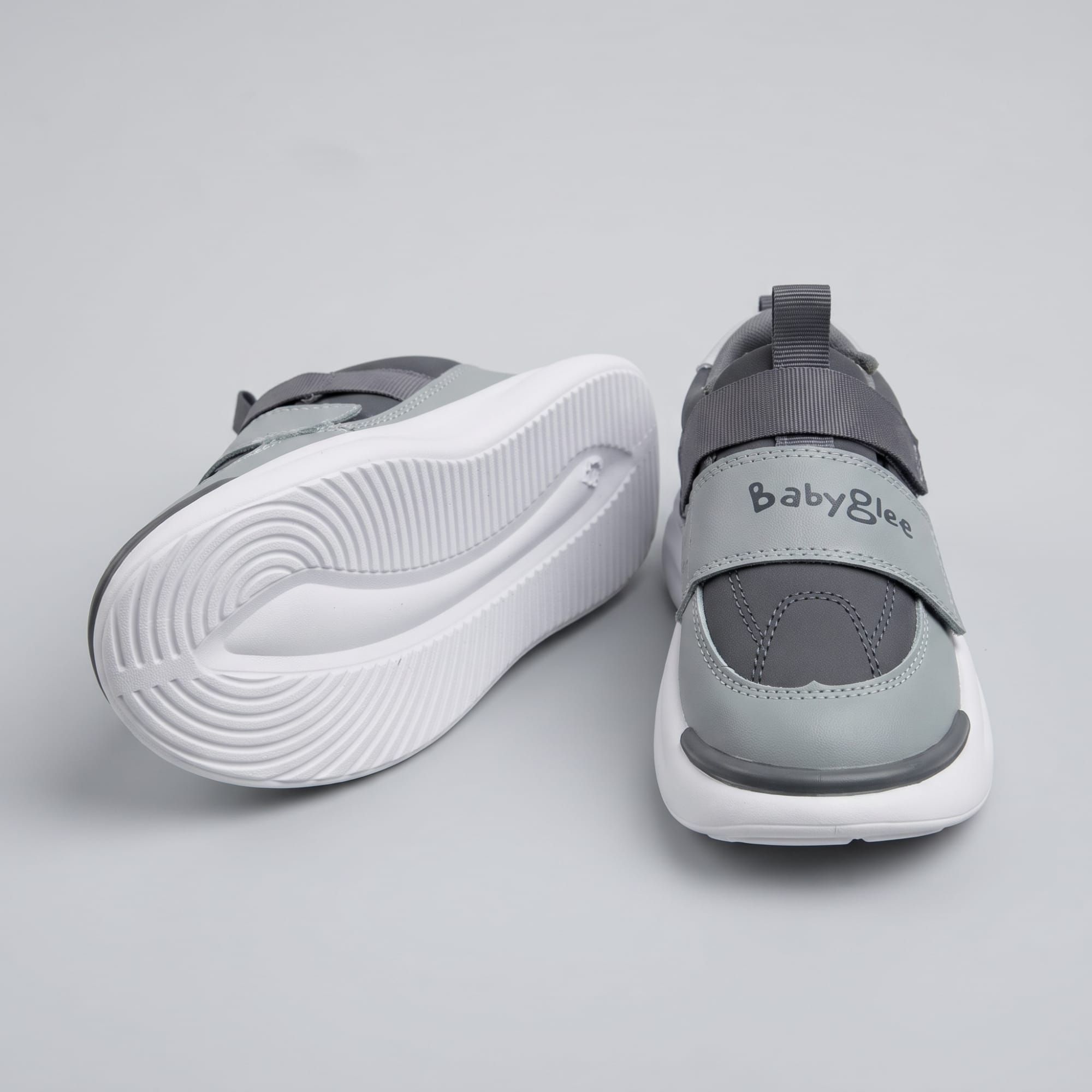 Picture of Babyglee Bounce Kids Casual Sneakers (Charcoal Grey) – Exclusive In-House Design