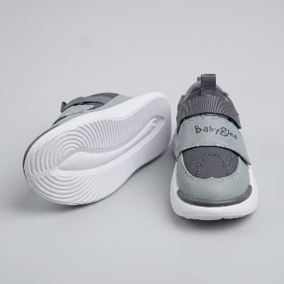 Picture of Babyglee Bounce Kids Casual Sneakers (Charcoal Grey) – Exclusive In-House Design