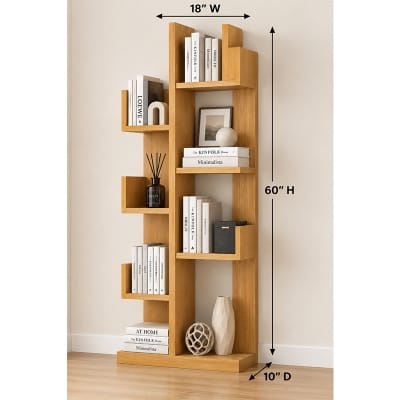 Picture of Moumi Furniture and Home Decor Modern Design Laminated Board 5 Tier Display Shelf