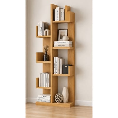 Picture of Moumi Furniture and Home Decor Modern Design Laminated Board 5 Tier Display Shelf