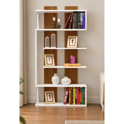 Picture of Moumi Furniture and Home Decor Modern Melamine Board 5 Tier Display Shelf