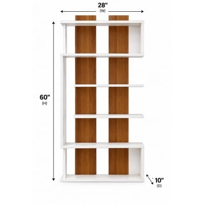 Picture of Moumi Furniture and Home Decor Modern Melamine Board 5 Tier Display Shelf