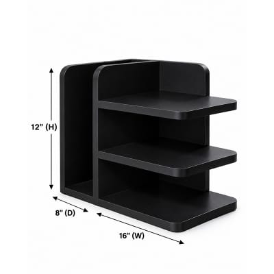 Picture of Moumi Furniture and Home Decor 3 Tier Melamine Board Tabletop Display Shelf