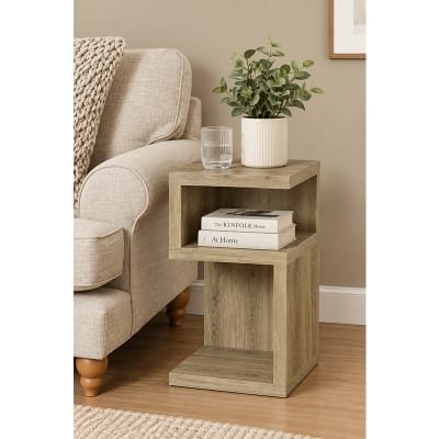 Picture of Moumi Furniture and Home Decor Modern Melamine Board Open Side Table